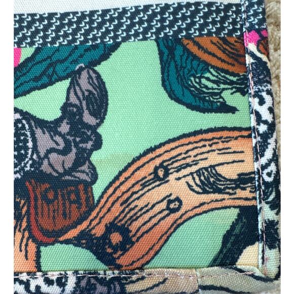 B&G Bags Floral Stripe Handbag NWT - Picture 6 of 7